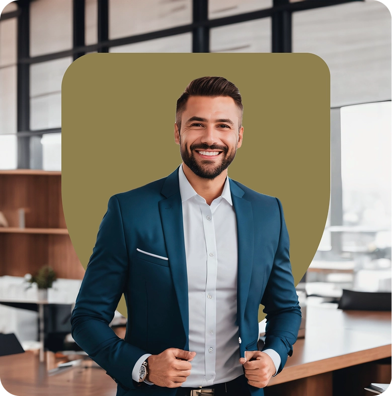 Profesional sonriente